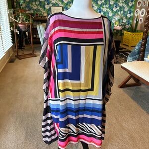 Trina Turk Theodora Tunic Caftan Dress